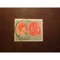 Британская колония Сент-Китс и Невис 1940-43 гг.Король Георг VI и Целебный источник./1а/