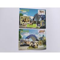 Беларусь  2013  2 почтовые карточки  со СГ-  Гродно   ЗОО