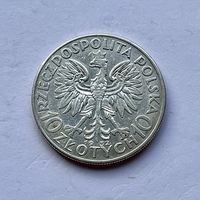 Монета СЕРЕБРО Польша 10 злотых 1932 год Ядвига ОТЛИЧНЫЕ
