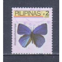 [975] Филиппины 2006. Фауна.Бабочка.2п. Гашеная марка.