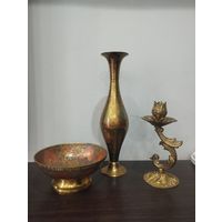 Набор Индия латунь 70-80 годы .