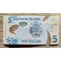 Werty71 Соломоновы Острова 5 долларов 2019 UNC банкнота