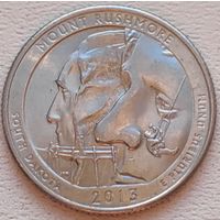 США 25 центов (квотер) 2013 D Mount Rushmore South Dakota