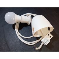 Шнур-подвес IKEA, белый текстильный шнур (1.8 м)