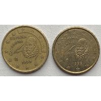 Испания 10 евроцентов 1999 г. Цена за 1 шт.