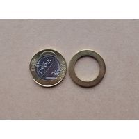 2 рубля 2009 БРАК (заготовка внешнего кольца), без МЦ!!