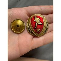 Значок. Воин-Спортсмен Тяжёлый. Клёпанный. Составной