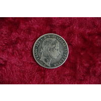 Австро-Венгрии  ( Австрия )  1 флорин 1861 года (оригинал.) , серебро 900 пр .