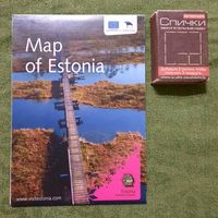 Туристическая карта Эстонии 2009г.