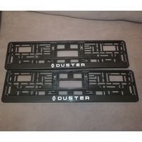 Две рамки новые с надписью DUSTER