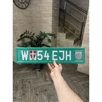 Номер автомобильный Австрии в коллекцию