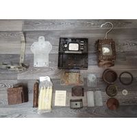 Бакелитовый карбидный фонарь FU51 с зипам и креплениями.