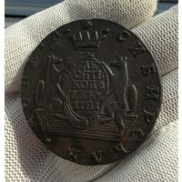 10 копеек 1781 КМ Тяжеловес Биткин R