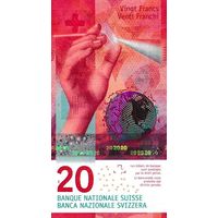 Швейцария 20 франков образца 2016 UNC  p76