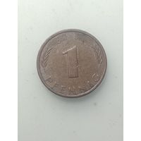 ФРГ 1 пфенниг 1972 года . J