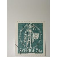 Марка Швеция 1970 год  Свен-Оке Густавссон (рисунок)