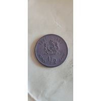 Марокко 1/2 дирхам 1987