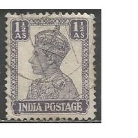 Индия. Король Георг VI. 1941г. Mi#170.