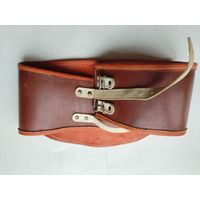 Пояс ортопедический кожаный. размер 84-93 см