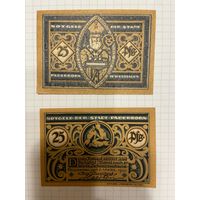 Нотгельд 25 пфеннигов Германия Падерборн-0301-4