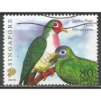 Сингапур. Птицы. Розовоголовый пёстрый голуб. 2007г. St#1631.