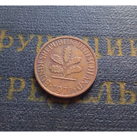 1 пфенниг 1978 (G) Германия ФРГ #09 XF