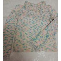 Нежный свитерок ручной вязки, тёплый, мягкий, 44 размера.