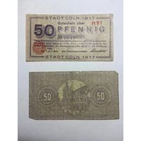 50 пфенингов (нотгельды) г. Германия.-1012