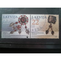 Латвия, 2006. Ювелирные изделия, сцепка
