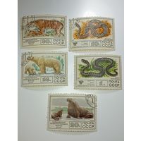 Распродажа коллекции с рубля ! Марки СССР  . Животные .
