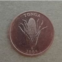 Тонга 1 сенити, 2005 год, KM# 66a  ю