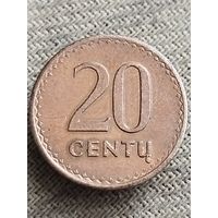 Распродажа - 20 центов 1991г.,2-я Республика,Литва