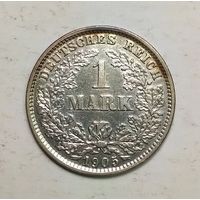 1 марка 1905 года. Редкого монетного двора. Качество. С 1 рубля без минимальной цены.