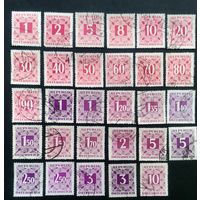 Австрия \132ф\ 1949-1957г. - доплатные марки