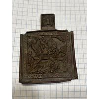 Икона, складень, с рубля, три дня