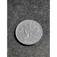 Италия 2 лиры 1954
