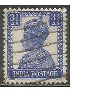 Индия. Король Георг VI. 1941г. Mi#173.