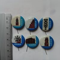 Значки Кижи 6 шт