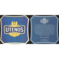 Подставку под пиво "Utenos" /Литва/.