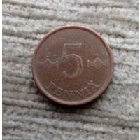 Werty71 Финляндия 5 пенни 1965
