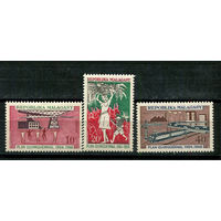 Малагасийская республика - 1968 - Пятилетний план - [Mi. 583-585] - полная серия - 3 марки. MNH.  (Лот 45JD)-TG2P3