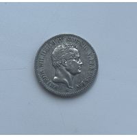 ПРУССИЯ  талер 1841 г. (Тираж 50000 экз.)