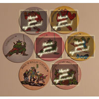 Фишки Ninja Tortues (Черепашки Ниндзя) #2, 31, 42, 43, 106, 124, 143