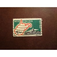 США 1963 г.100-летие со дня образования штата Западная Вирджиния./14а/