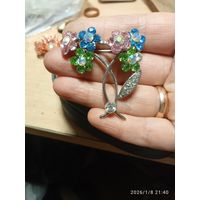 Брошь. Винтаж. Чехословакия, ЧССР