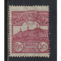 Сан-Марино Респ 1903 Три башни горы Монте Титано Стандарт #36*
