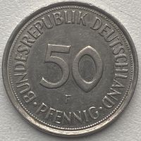 Германия 50 пфеннигов 1984 г. F