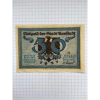 Нотгельд 50 пфеннигов Германия Урунштадт-0501