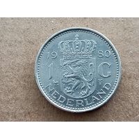 Нидерланды 1 гульден, 1980г. (D-111)