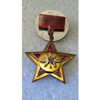 Знак значок дембельское творчество,звезда бронза